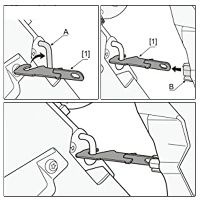 Door Latches Vent Extender UTV Accessories for XP 1000 / 4 1000 Anti-rust Easy Latches 4.6