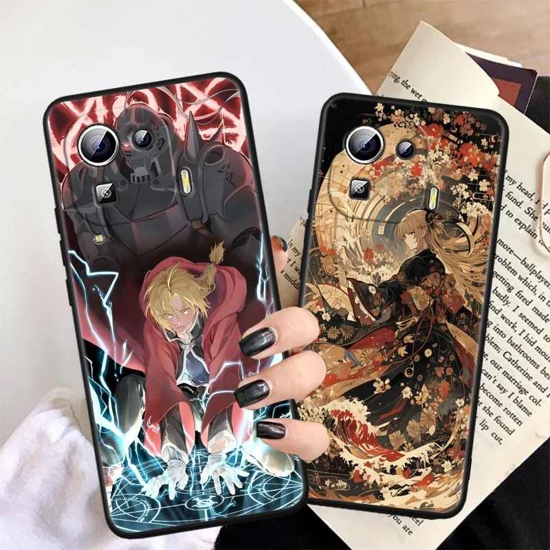 Fullmetal Alchemist Anime For Xiaomi Mi 14 13T 13 12T 12 11T 11i 11 10T 10 Pro Lite Ultra 5G Black Cover Phone Case