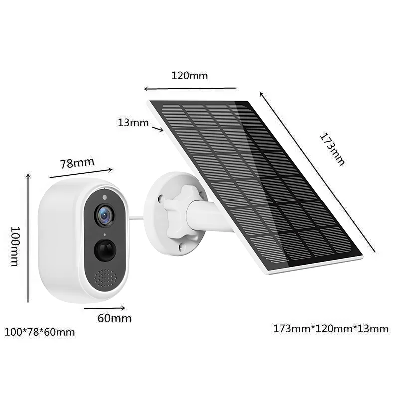 Low Power 1080P HD Waterproof Home Wireless Smart Baby Security