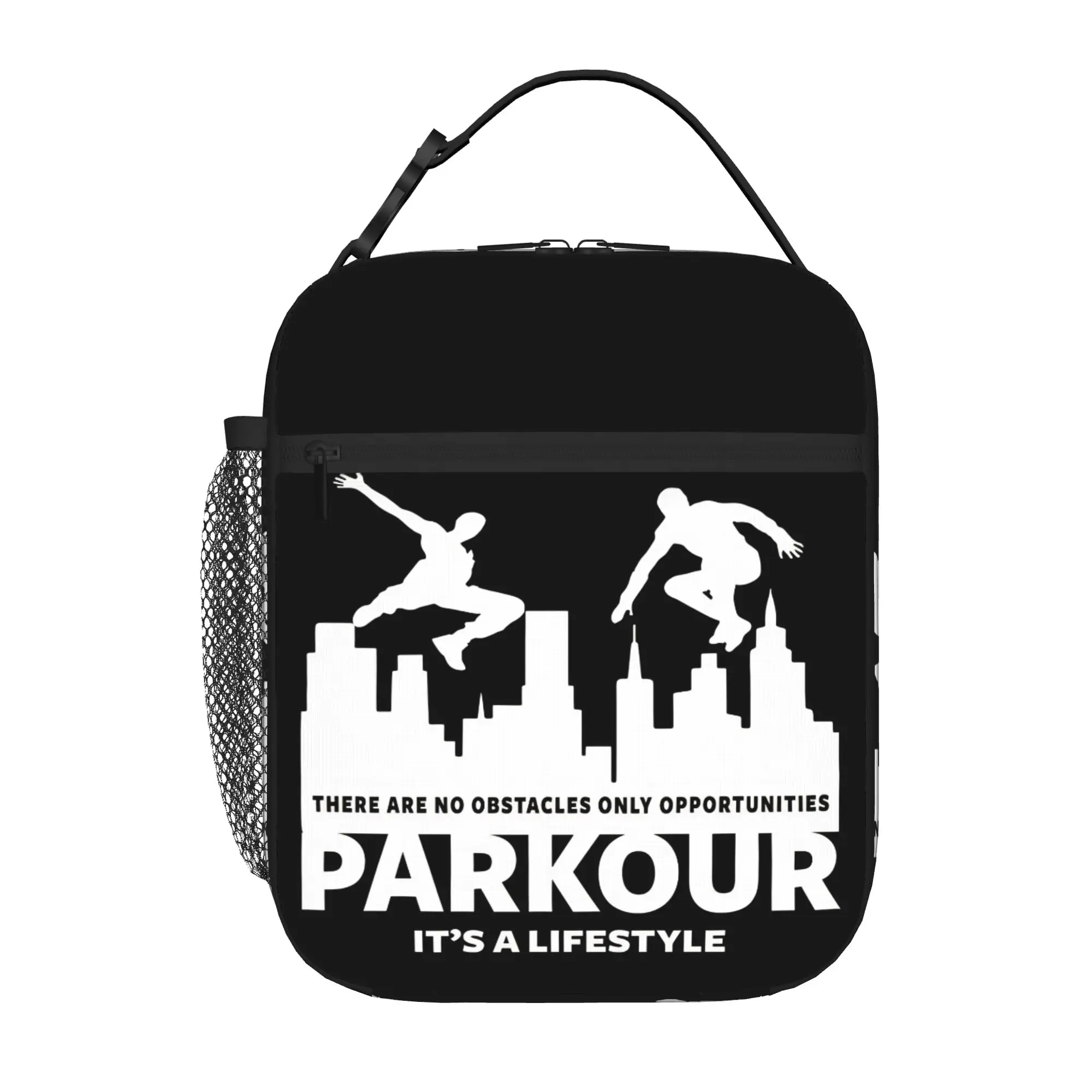 Back to school season Parkour Lunch Bag FREERUNNING TRACEUR Kawaii Good Quality Multi-Function Solid Lunch Bag