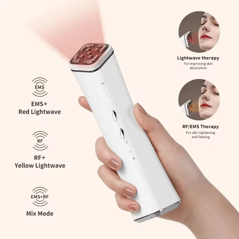 handhold skin care device face lift massager ion vibration toning device skincare cream booster