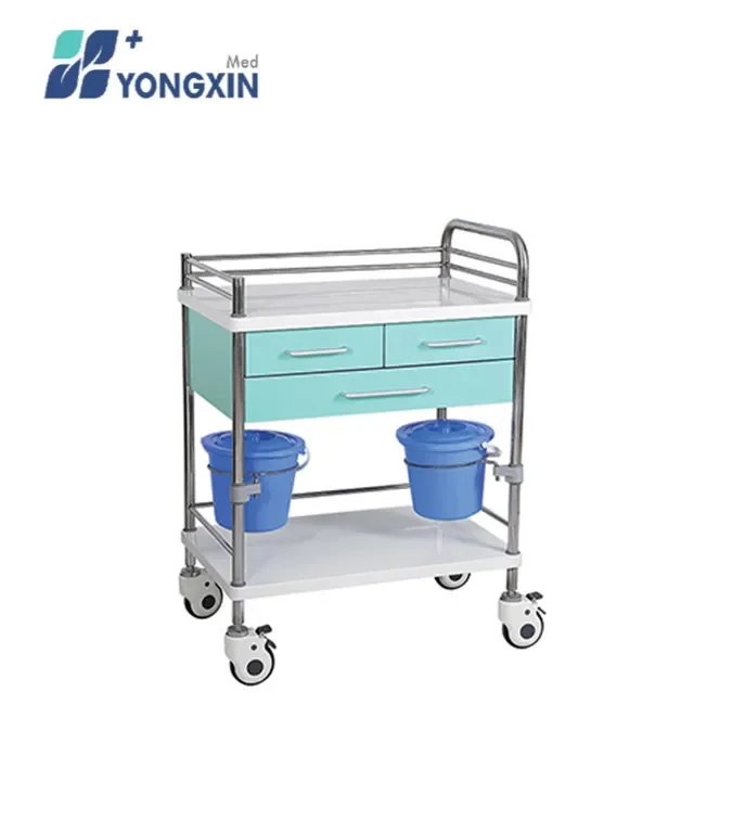 ABS Trolley Chinese supplier medication trolley nursing patient clinical dressing trolley cart (CT-003 )