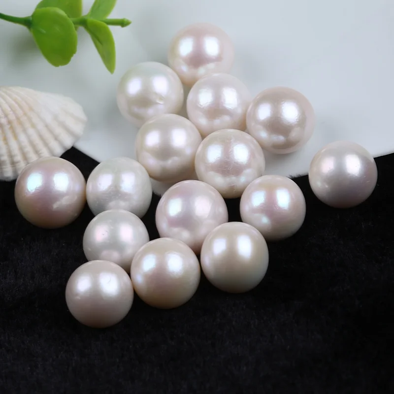 Natural White 13-15mm Edison Round Freshwater Pearl Bead Wholesale For Jewelry Making