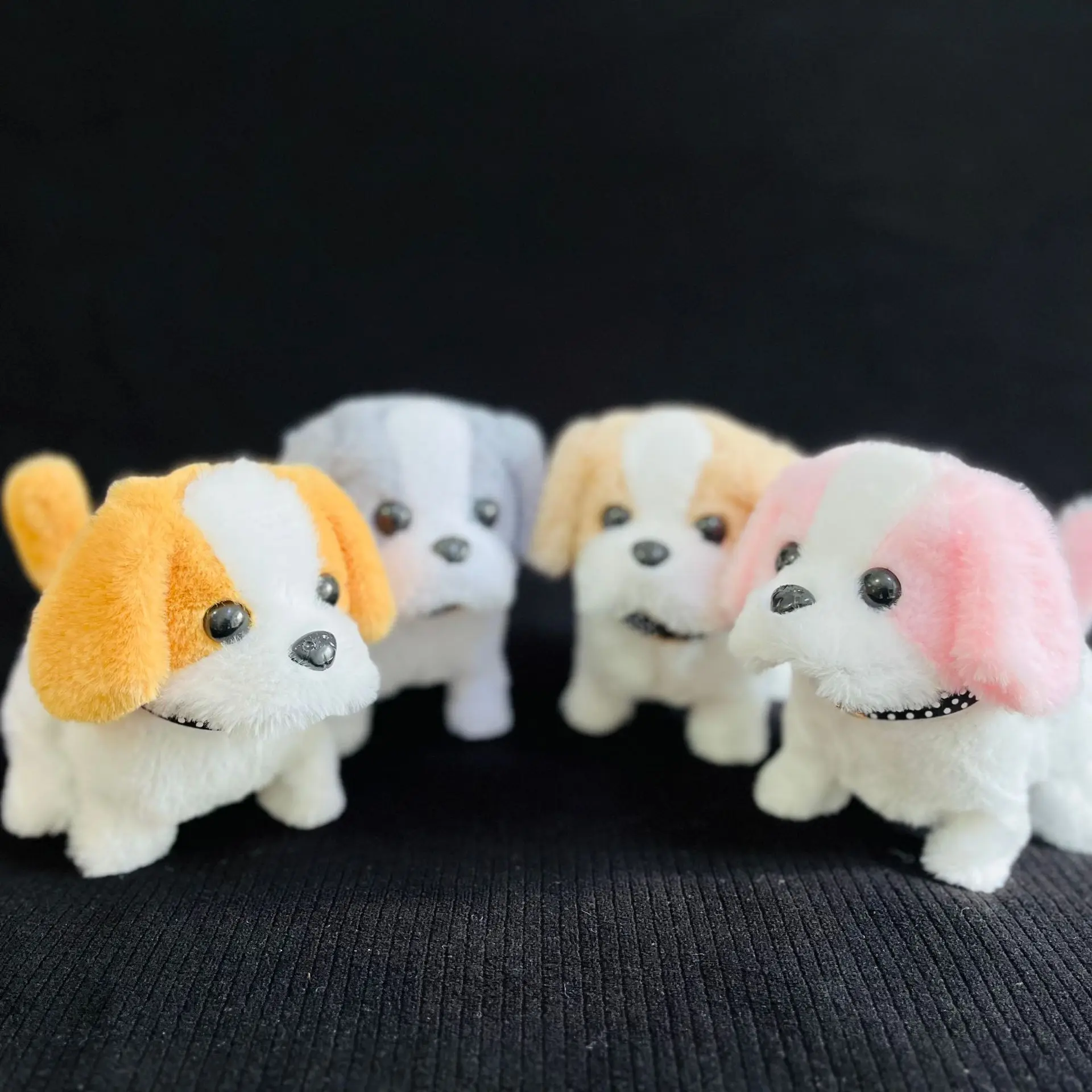 Nuevos juguetes de peluche eléctricos para perros y niños, vagan y llamará, perro electrónico simulado, regalo para mascotas y bebés, superventas