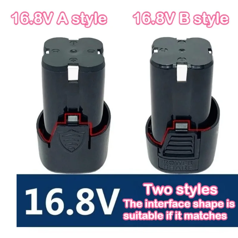 

New 12V/16.8V type B electric tool universal charging battery, electric screwdriver, electric drill lithium-ion battery