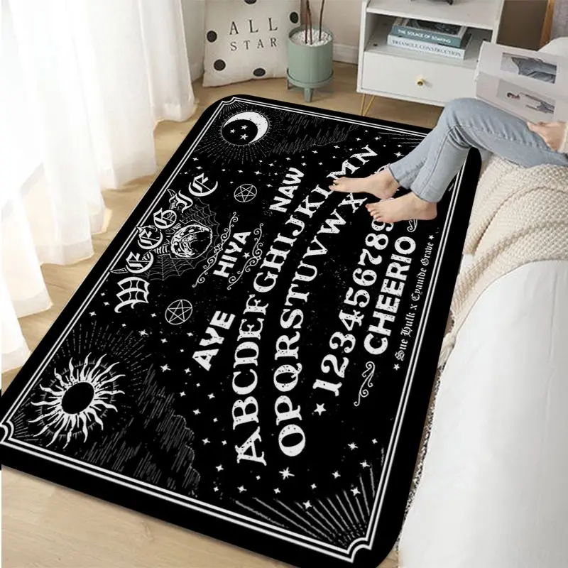 Halloween Ouija Board Indoor Lange Tapijten Nordic Style Huis Deurmat Badkamer-Toiletmatten Slaapkamer Toiletkleed