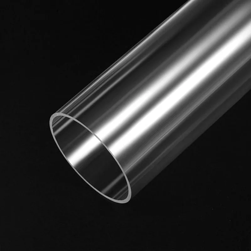 

Naxilai 1pc Clear Rigid Acrylic Pipe 51mm(2") ID x 55mm OD x 305mm(12") Round Tube Tubing