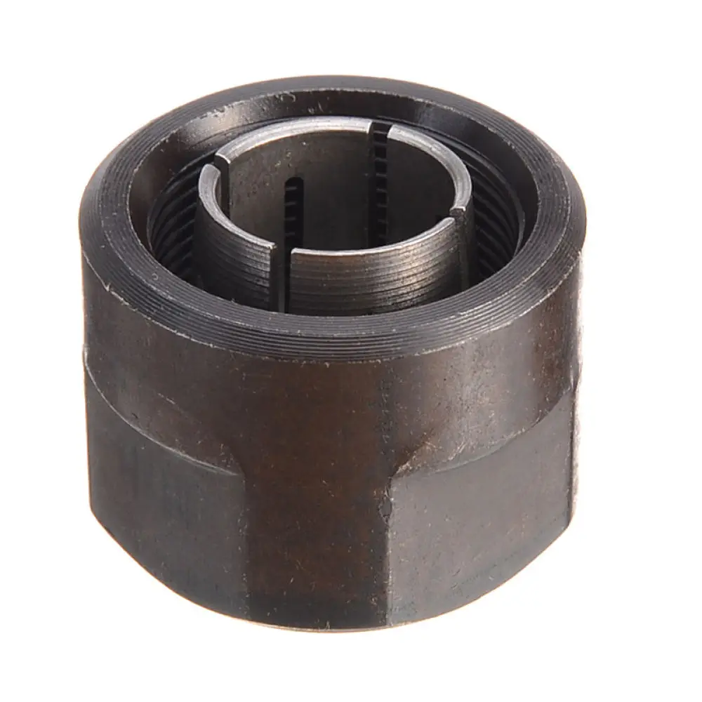 Reliable Metal Collet Nut For 3612 Router Tool 12.7mm Bore Diameter Replacement Part Precision Milling Equipment Fastener