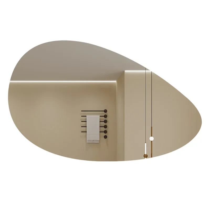 Jumpsuit Quality Mirror Bathroom Irregular Shape Full Body Decorative Nordic Mirror Rectangle Magnifying  Mirror