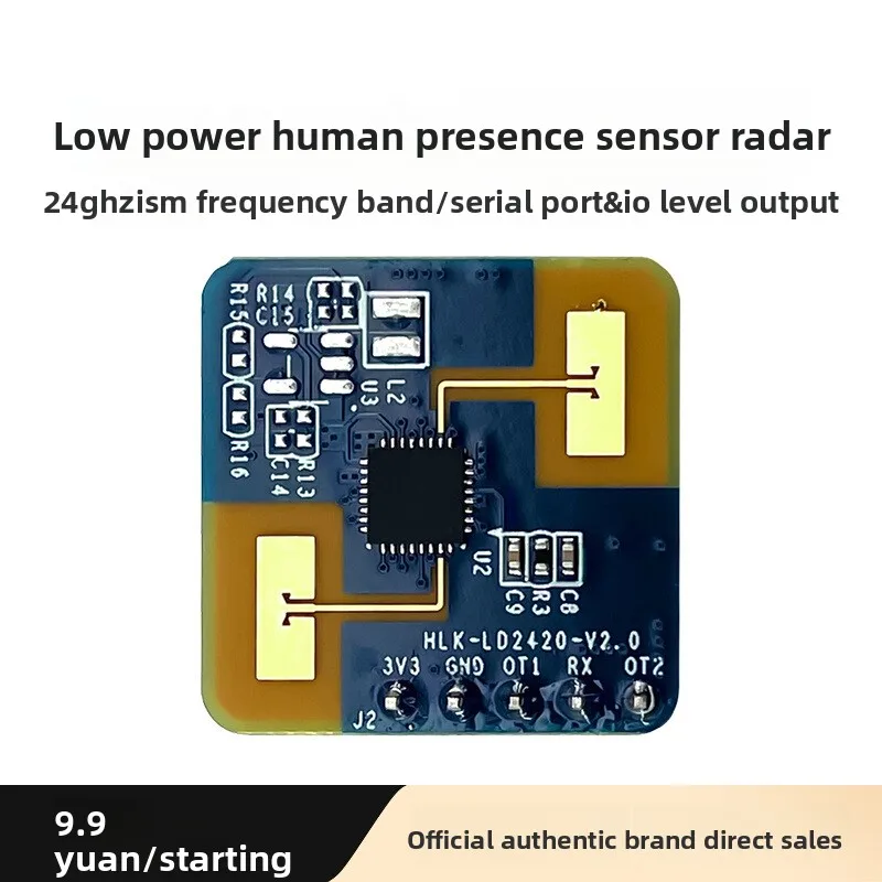 4G Millimeter - wave Radar HLK - LD2420 Human Presence Sensing Module, Micro - motion Intelligent Sensor