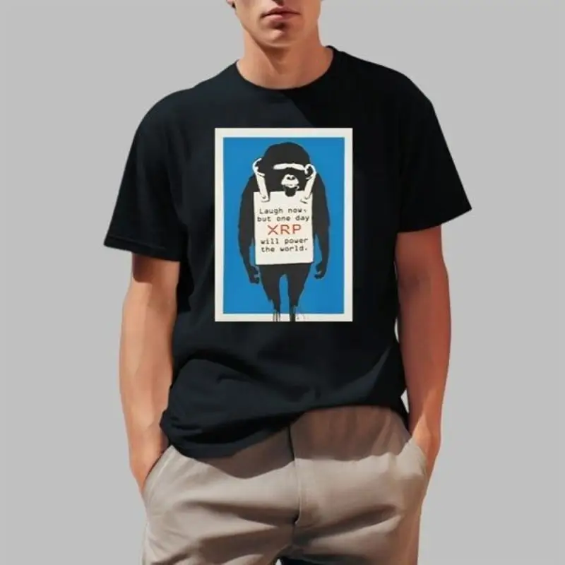 Zach Rector Xrp Monkey Laugh Now But One Day Will Power The World T Shirt