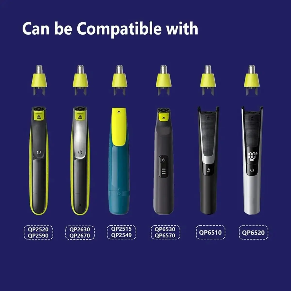 ماكينة حلاقة استبدال شفرة ل One Blade Pro QP2520 QP2630 QP6510 QP6523 الوجه الهجين أداة تهذيب اللحية الكهربائية