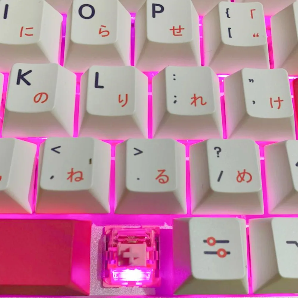 KTT Rose Linear Switch Keyboard Mekanik Switch SMD LED 3 Pin POM Axis 43G Pelatuk RGB Pabrik Dilumasi