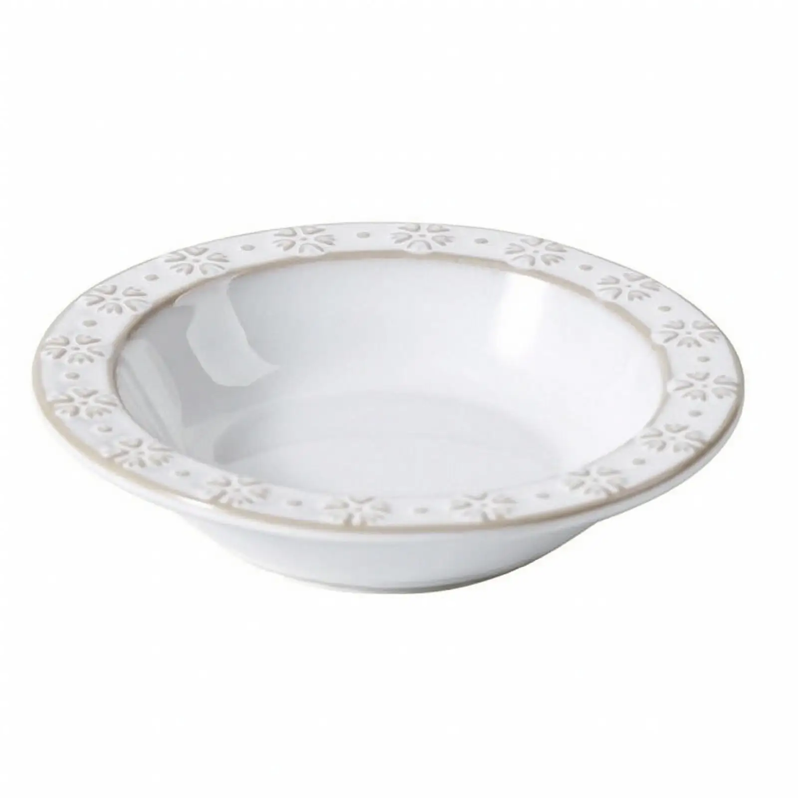 Snowflake Embossed Pet Bowl Easy to Clean for Everyday Mealtime