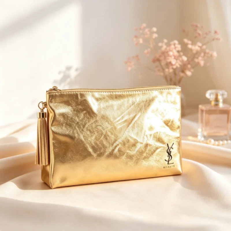 YSLゴールデンコスメティックバッグ、携帯用防水多機能ポーチ - Luxury Bags For Travel のレビューと価格