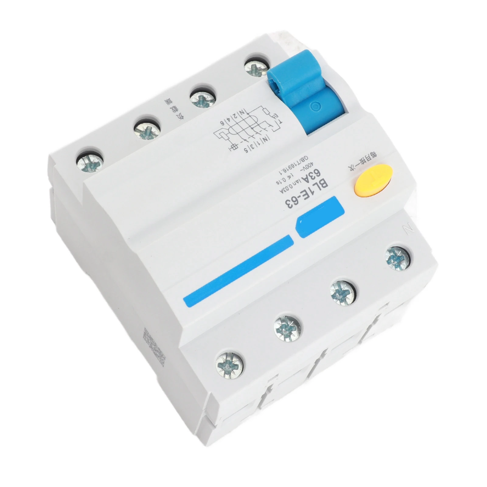 30mA RCCB Residual Current Circuit Breaker Current Circuit Breaker BL1E-63 63A RCCB Residual Current Circuit Breaker 230V 30mA