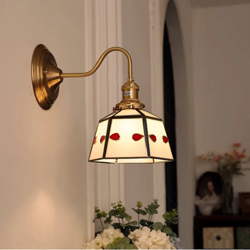 Simple Industrial Loft LED Wall Lights Fixtures Coffee Porch Bathroom Mirror Lamp Stairs Light Iron Bedroom Bedside Lamp Hanging