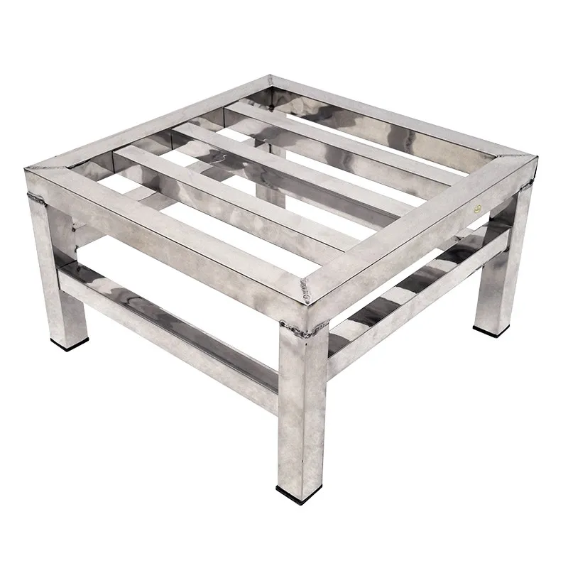 Customized stainless steel rack, moisture-proof rack, flower pot, raised base bracket, fish tank load-bearing shelf, heavy
