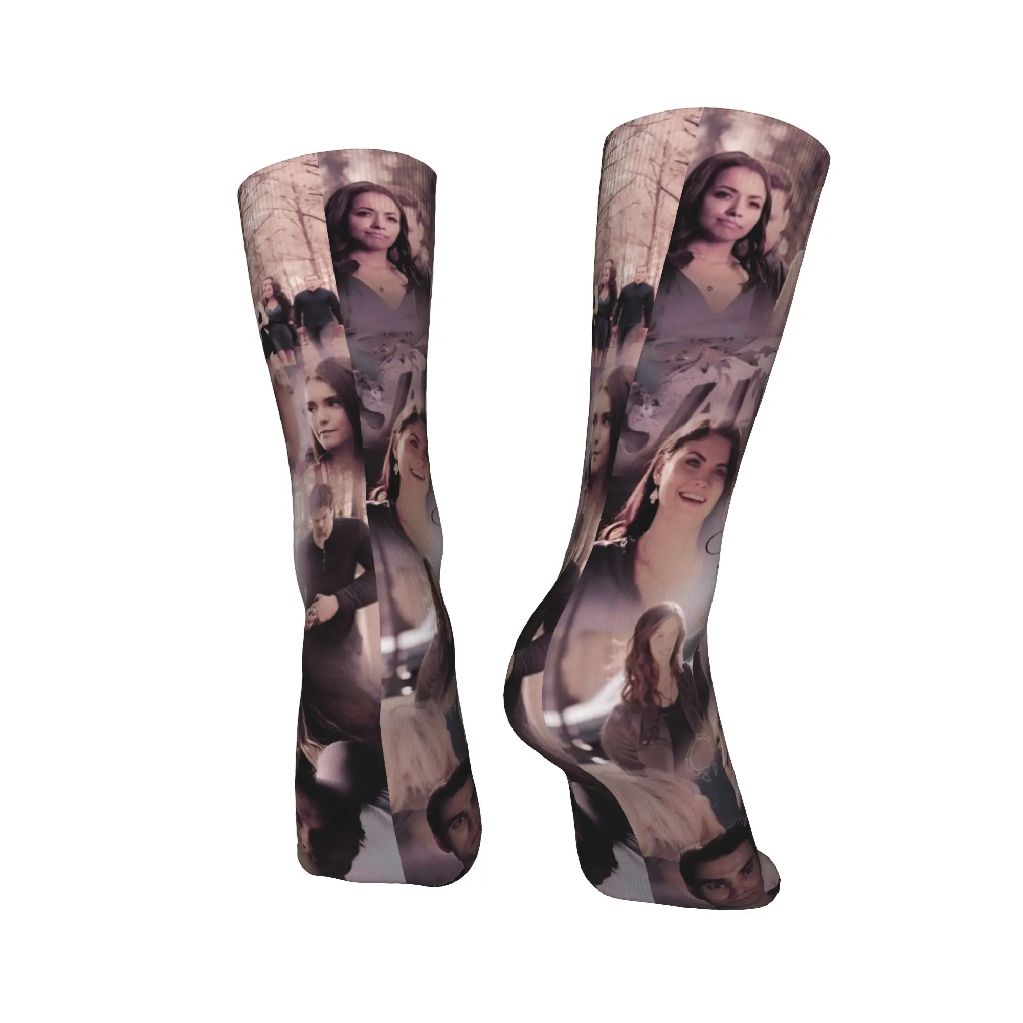 The Vampire Diaries Damon salvatore Sokken Gothic Kousen Winter Antislip Dames Heren Sokken Medium Zachte Grafische Outdoor Sokken