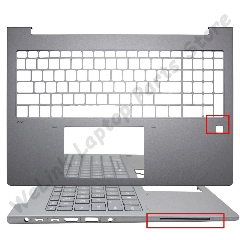 Replace Laptop Cover For HP ZBook Power 16 inch G11 G12 HSN-Q40C ZHAN99 2024 Palmrest Upper Top Case Keyboard Bezel Bottom Gray