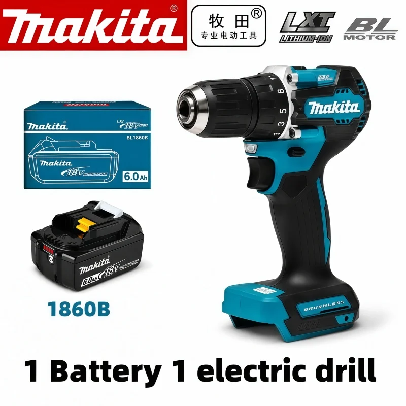 Genuine Makita 18V 6.0Ah Lithium Ion Battery BL1860B Replacement for Makita LXT 18V Power Tools BL1830 BL1840 BL1850 BL1860 image 3