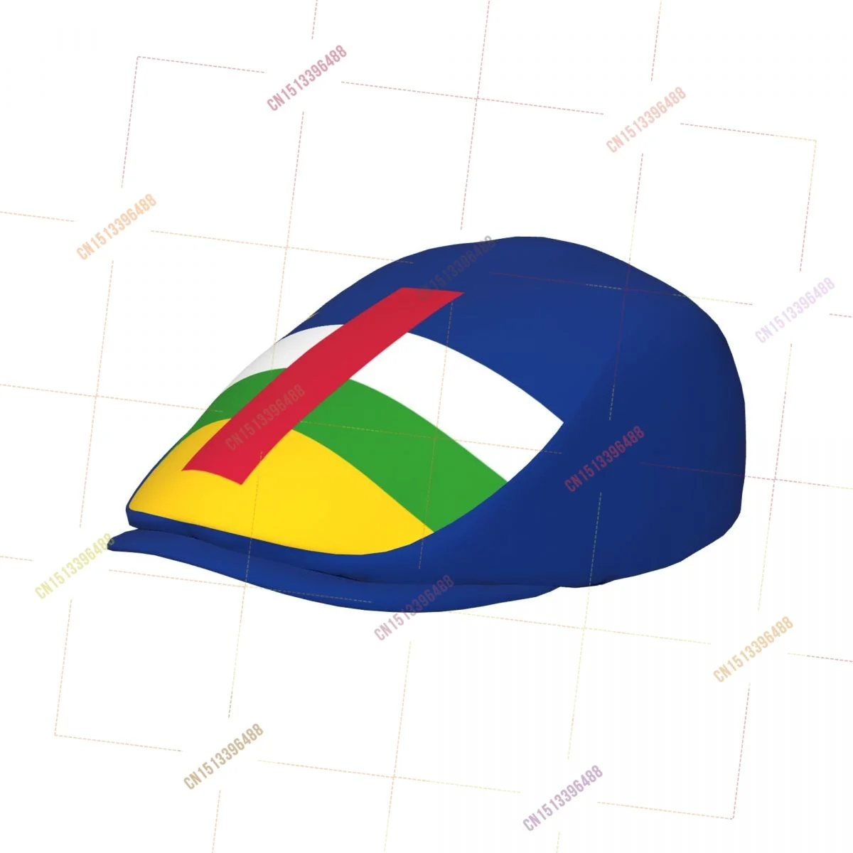 Central African Republic Flag Men Women Flat Ivy Gatsby Newsboy Driving Hat Cap Short Brim Ideal for Driving Daily Casual