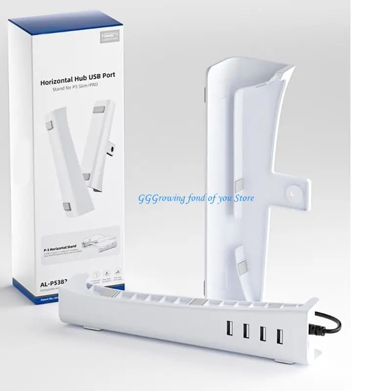 

H9EB Bracket Holder for Game Console Horizontal Stand Anti Slip Base