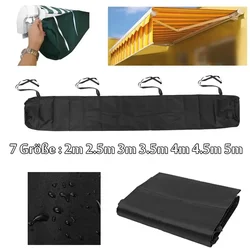 Oxford Outdoor Patio Awning Waterproof Cover Telescopic Shutter Waterproof Cover Dustproof Protection