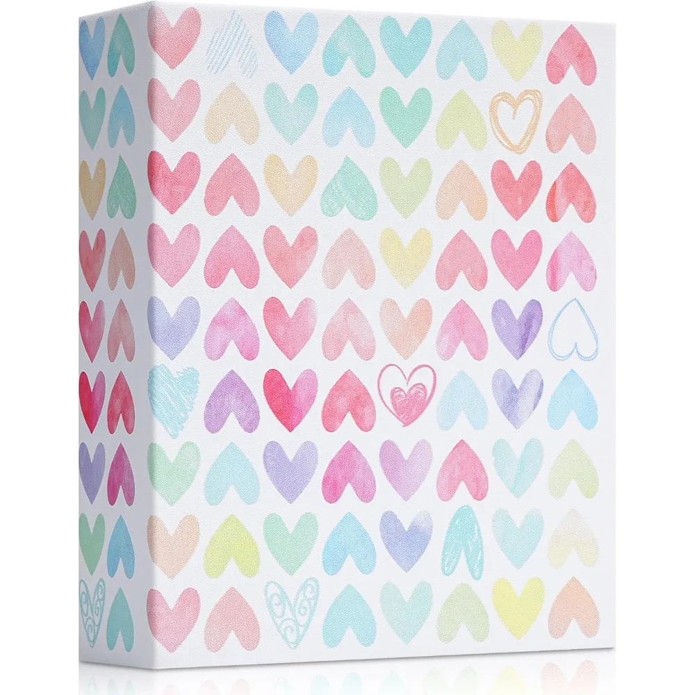 

Photo Album for 4x6, Small Picture Album Holds 52 Photos, PU Leather Cover Photo Book for Vertical Photos, Memory Album