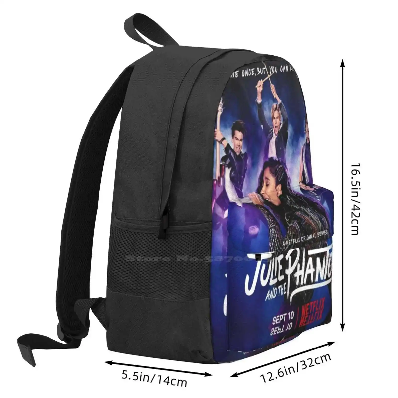 Julie And The Phantoms Hot Sale Backpack Fashion Bags Julie And The Phantoms Madison Reyes Charlie Gillespie Luke Owen Joyner