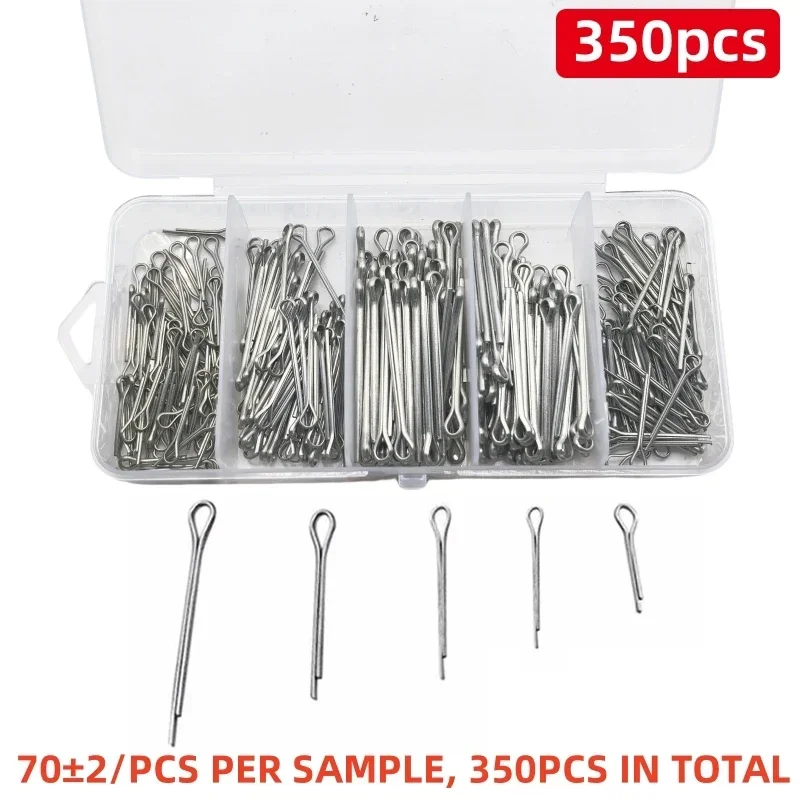 175/350pcs Cotter Pin Set - Guaranteed Secure and Reliable Connections!
