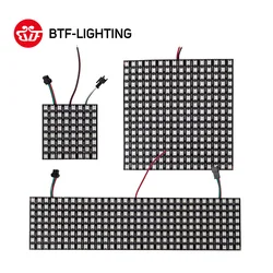 Ws2812b rgb conduziu a luz do painel do pixel 62 leds ws2812b eco 64 leds 256 leds 8x8 16x16 8x32 tela digital individualmente endereçável 5v