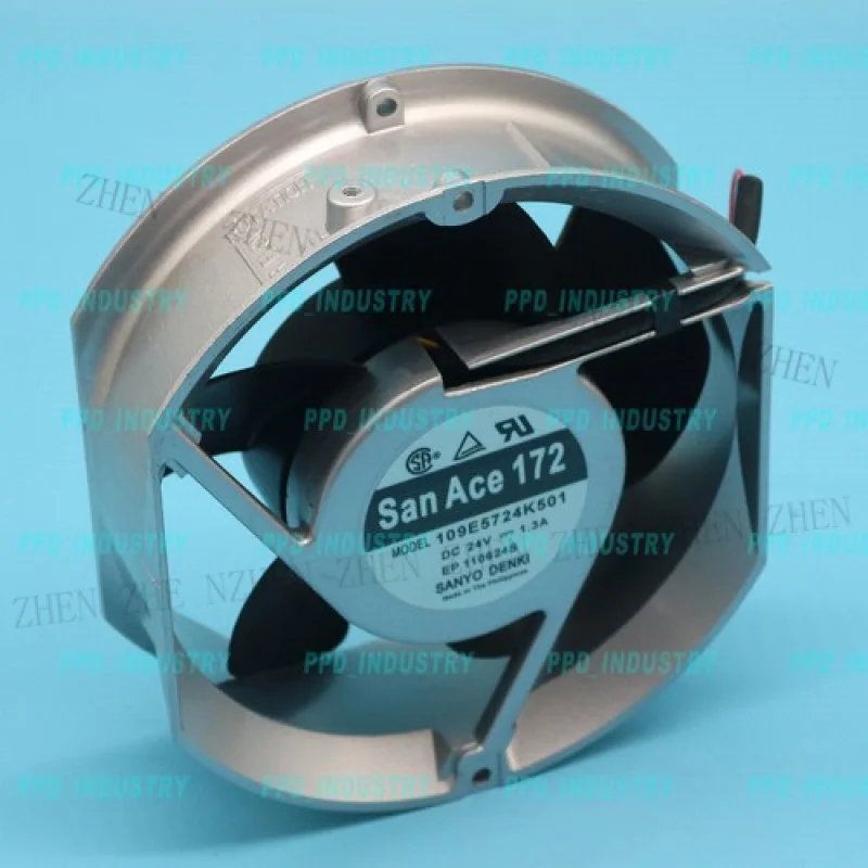 

Y 1PCS 109E5724K501 24V 1.3A New For SANYO San Ace172 cooling fan