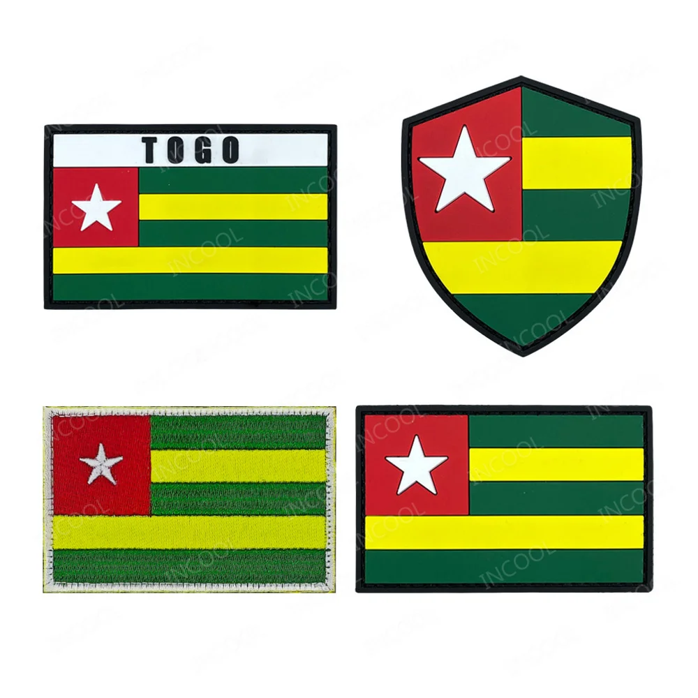Togo Flag Pvc Rubbe…