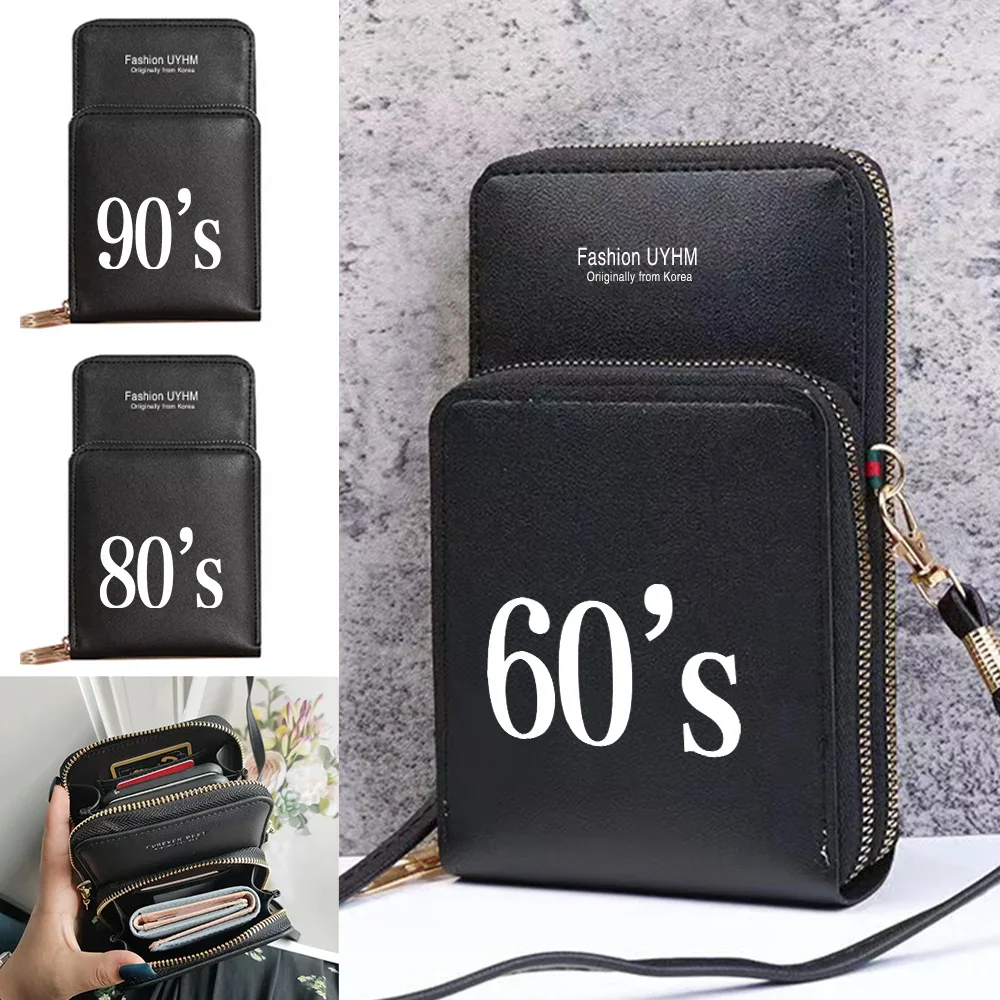 2023 Universal Mobile Phone Shoulder Bags For Samsung/apple/Huawei Touch Screen Cell Case Crossbody Purse Women Handbag Printed