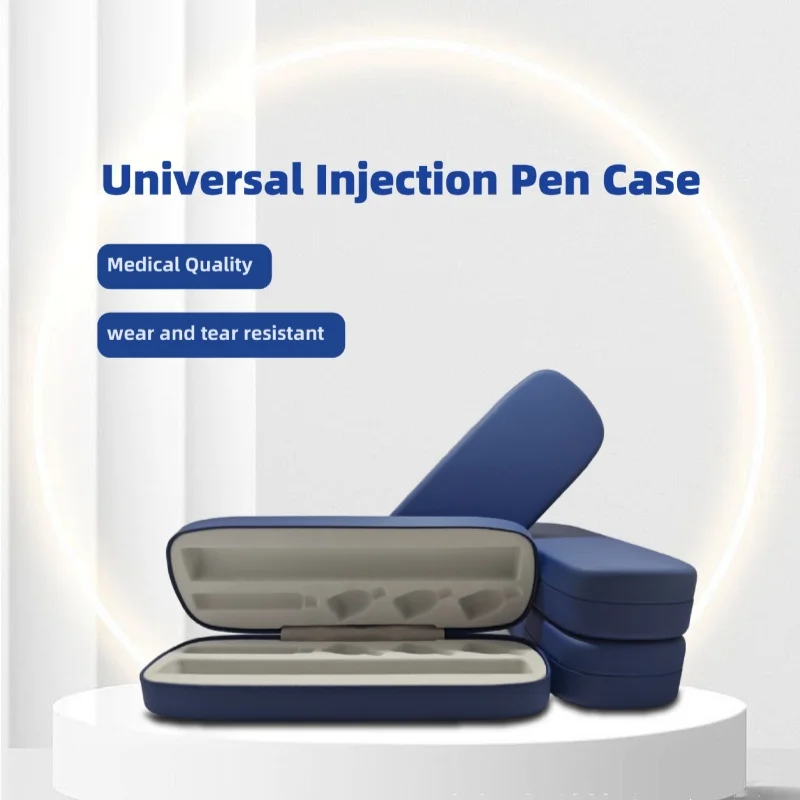 Shockproof EVA Insulin Pen Storage Case Smooth Matte Hard Shell Portable Diabetic Injection Pen Holder for Camping Travel