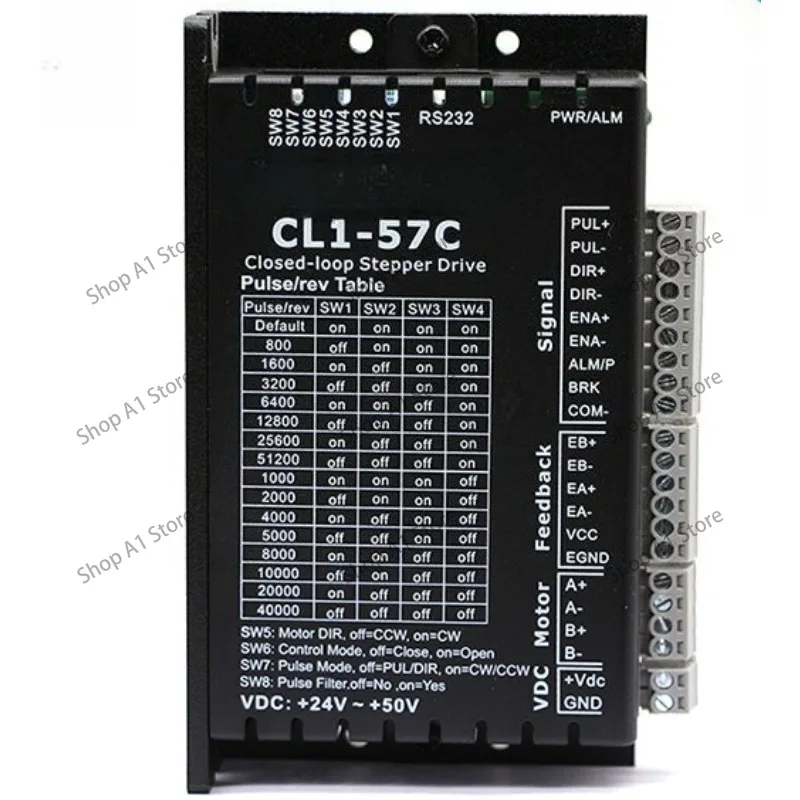 CL1-57C New Closed Loop Stepper Motor Driver Pulse 5V24V Universal 57CME