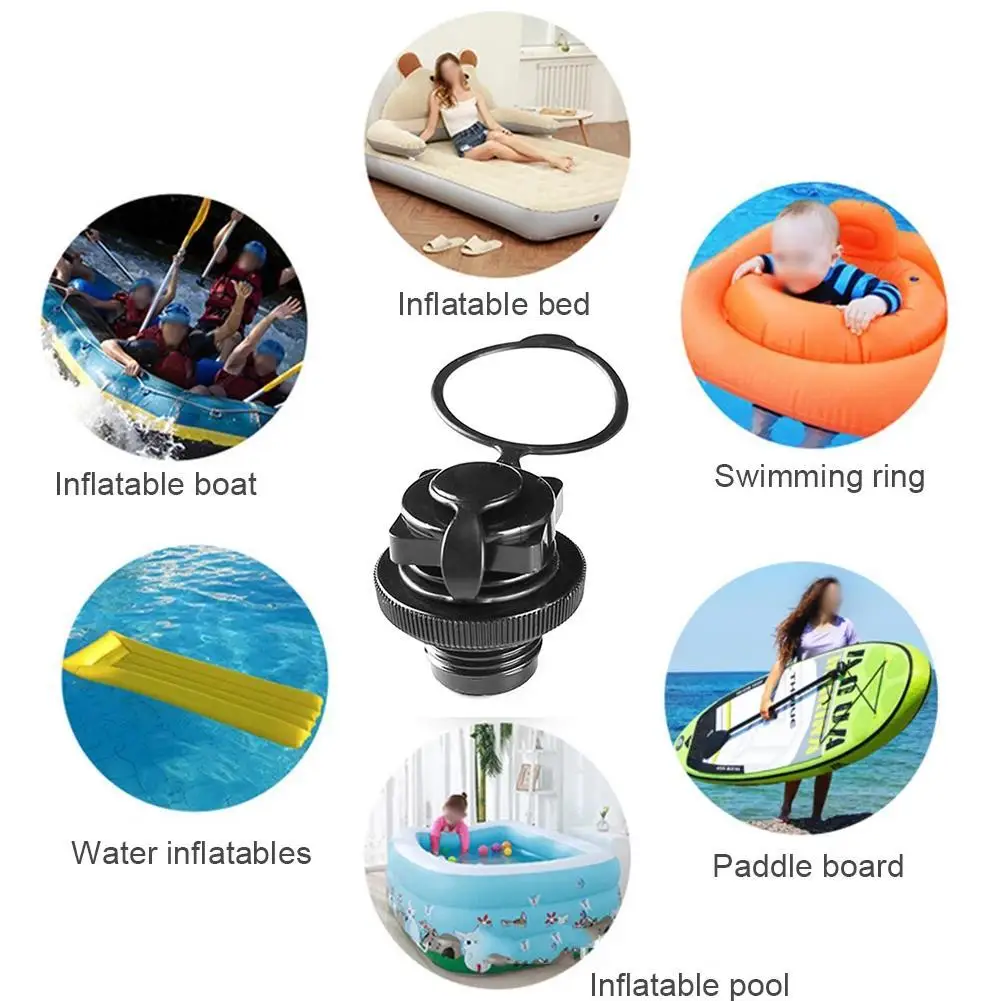 Kayak Gas Nozzle Air Valve Nozzle One-way Inflation Cap For Inflatable Boats Kayaks Inflatable Beds Canoes Pool Rafts Infla W2V0