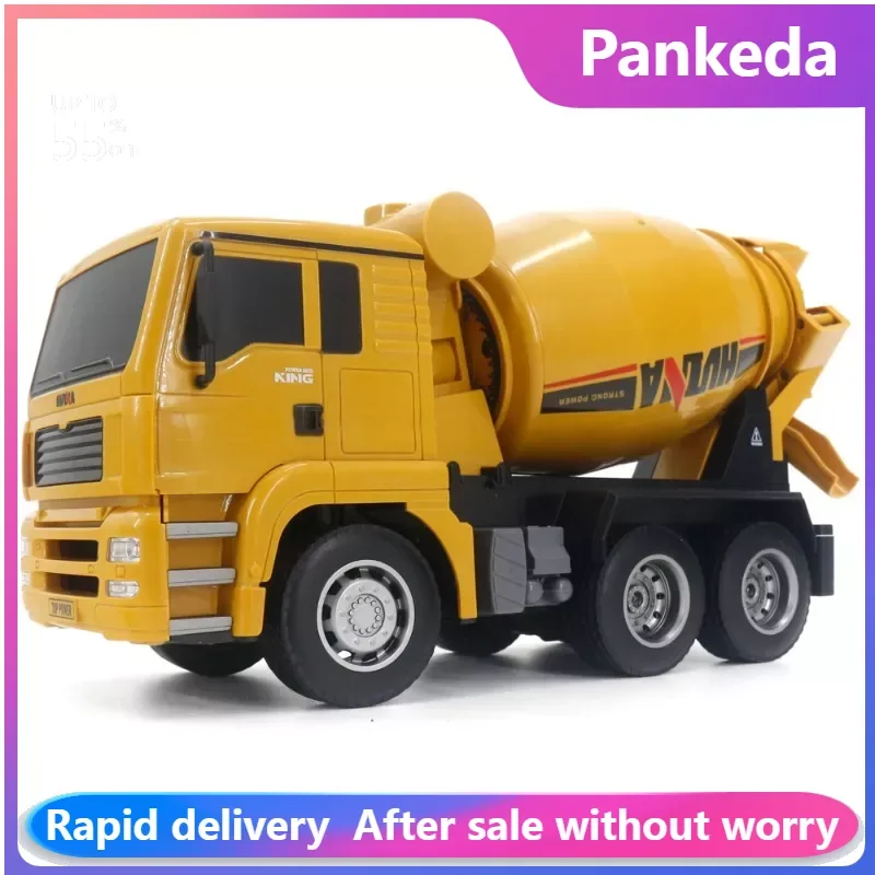 

1333 1:18 2.4G Concrete Mixer Engineering Truck Light Construction Vehicle Toys Fast Shipping Birthday present Free shipping