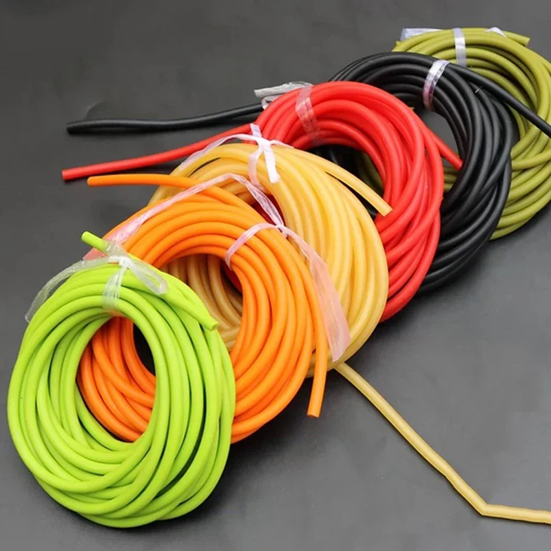 DIY Slingshot Rubber Band 1M Natural Latex Hose High Elasticity Surgical Medical Cannula Catapult Hunting Accessories Caza