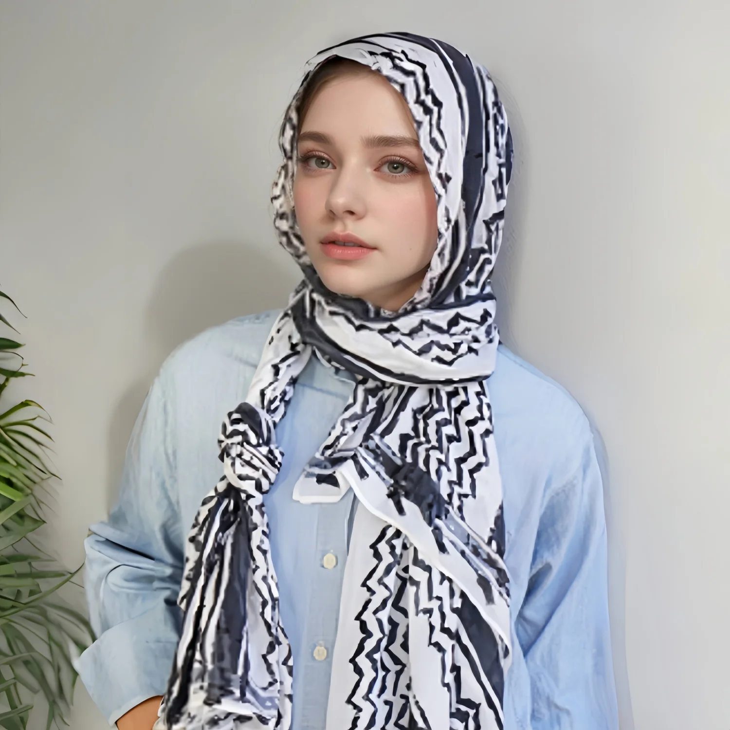 New Watercolor Floral Satin Modal Hijab Scarf Breathable Soft Long Fashion Scarves Headscarf Paisley Print Muslim Hijabs Shawl