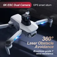 F8 6K GPS Drone 5G HD 4K Camera with Two-axis anti-shake Professional WIFI FPV Drones Brushless Motor Foldable RC Quadcopter Toy