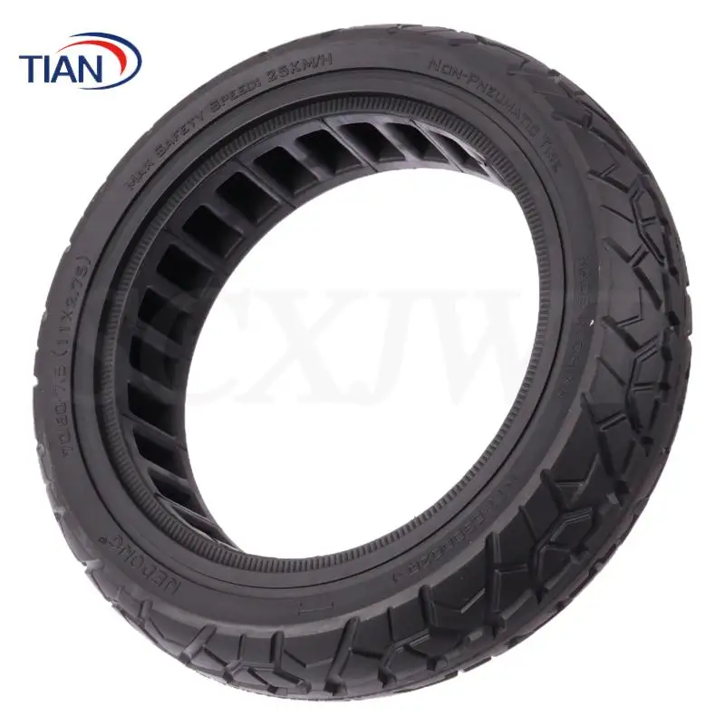 FOR Ninebot G3/ZT3/ZT3 11 Inch 11x2.75 Electric Scooter Off-road Solid Tires 70/65-7.5 Anti-slip Explosion-proof E-Scooter Tyre