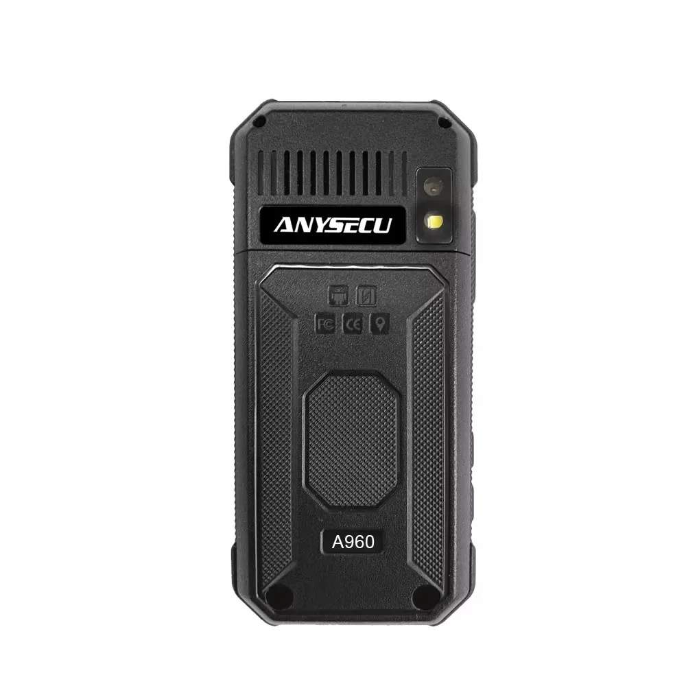 Anysecu V960 4G Unlocked Radio Android 8.1 with Zello Real ptt Walkiefleet GPS Positioning WIFI TYPE-C for POC Network Radio