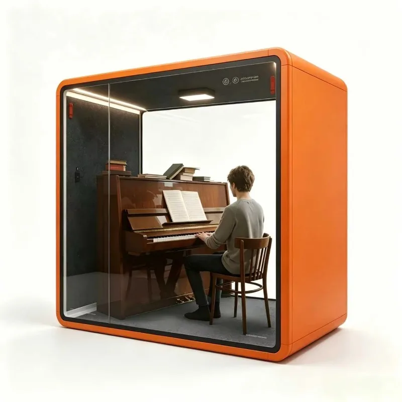Professional Soundproof Office Pod Acoustic Phone Booth for Open Workspace Privacy Coworking Space Sound Isolation Pod