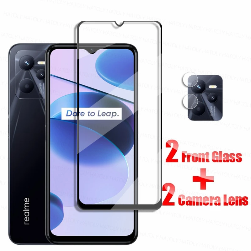 Закаленное стекло для экрана Realme C35, Защитная пленка для телефона Realme C11 C12 C20 C21 C20A C21Y C25S C25Y C35