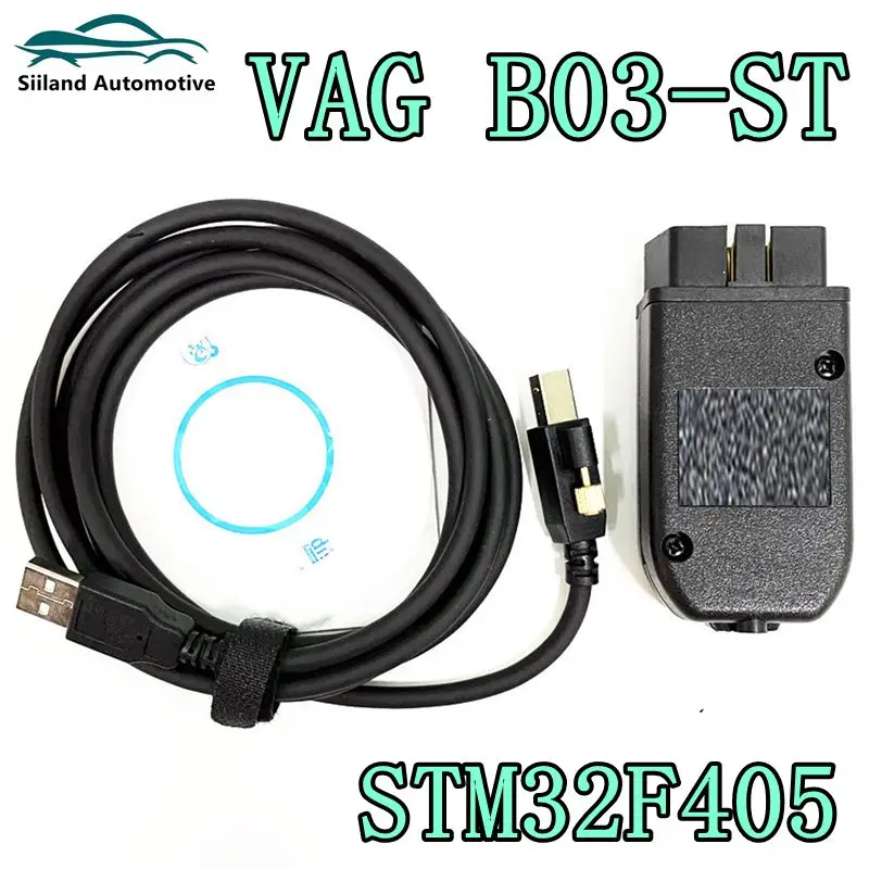 

НОВЫЙ оригинальный новейший чип VAG B03-ST STM32F405 23,3.0 версия Обновление HEX V2 V23.3.0 1:1 SMT чип Автомобильный диагностический кабель K line