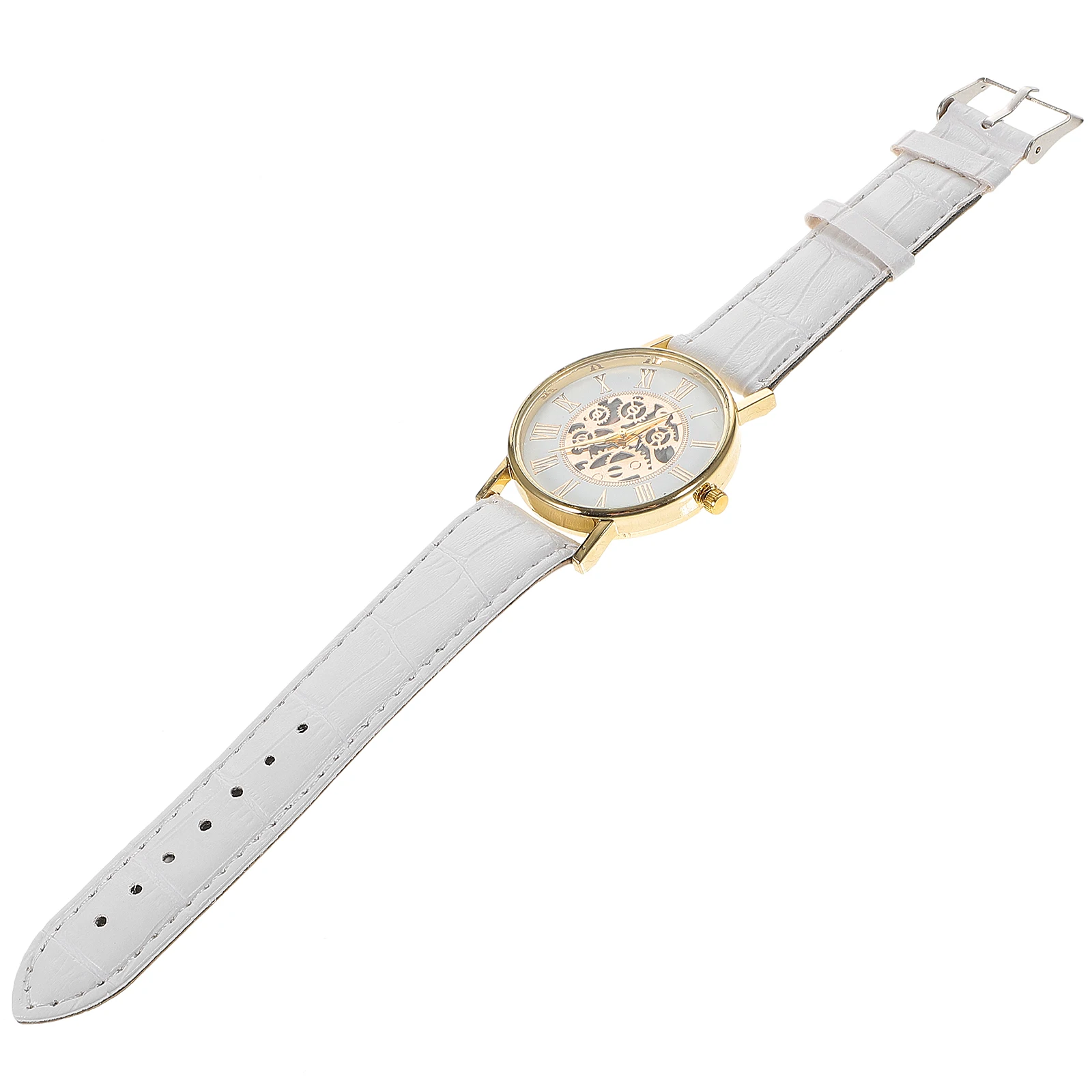 

1pc Quartz Watch Ultra Thin Elegant Business Watches Formal Women Men Hollow Wristwatch Stylish Ladies