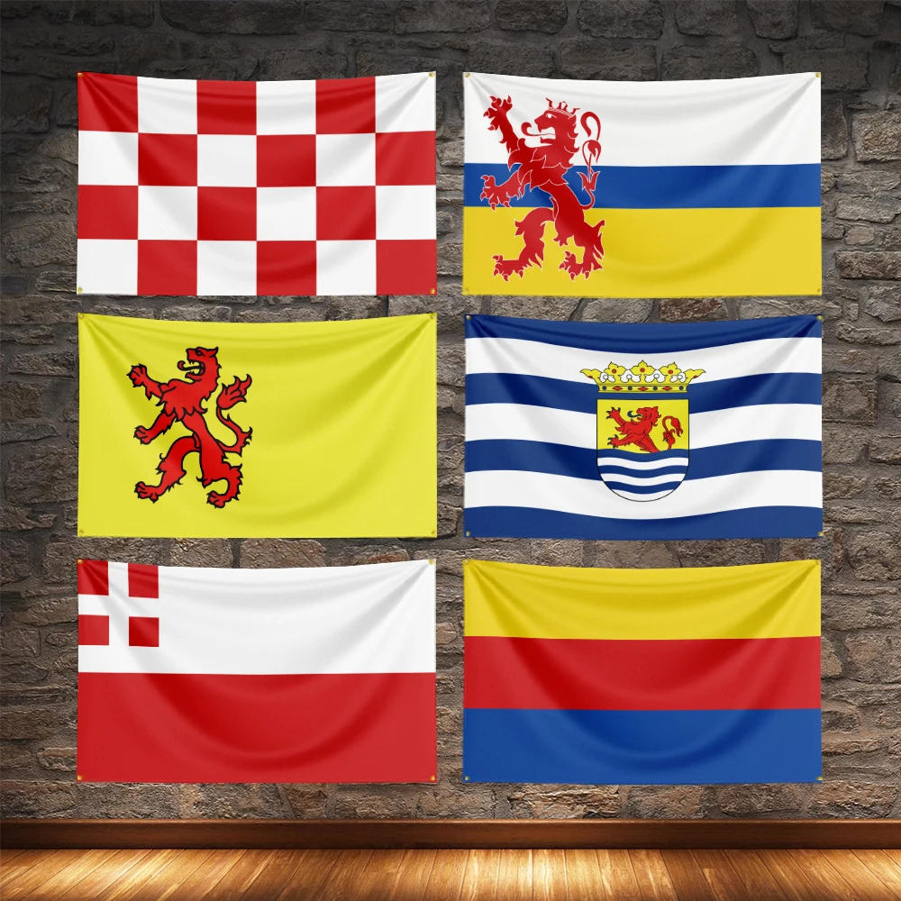 

Single-sided printing of the North Brabant Limburg Zuid Holland Zeeland Utrecht North Holland flag