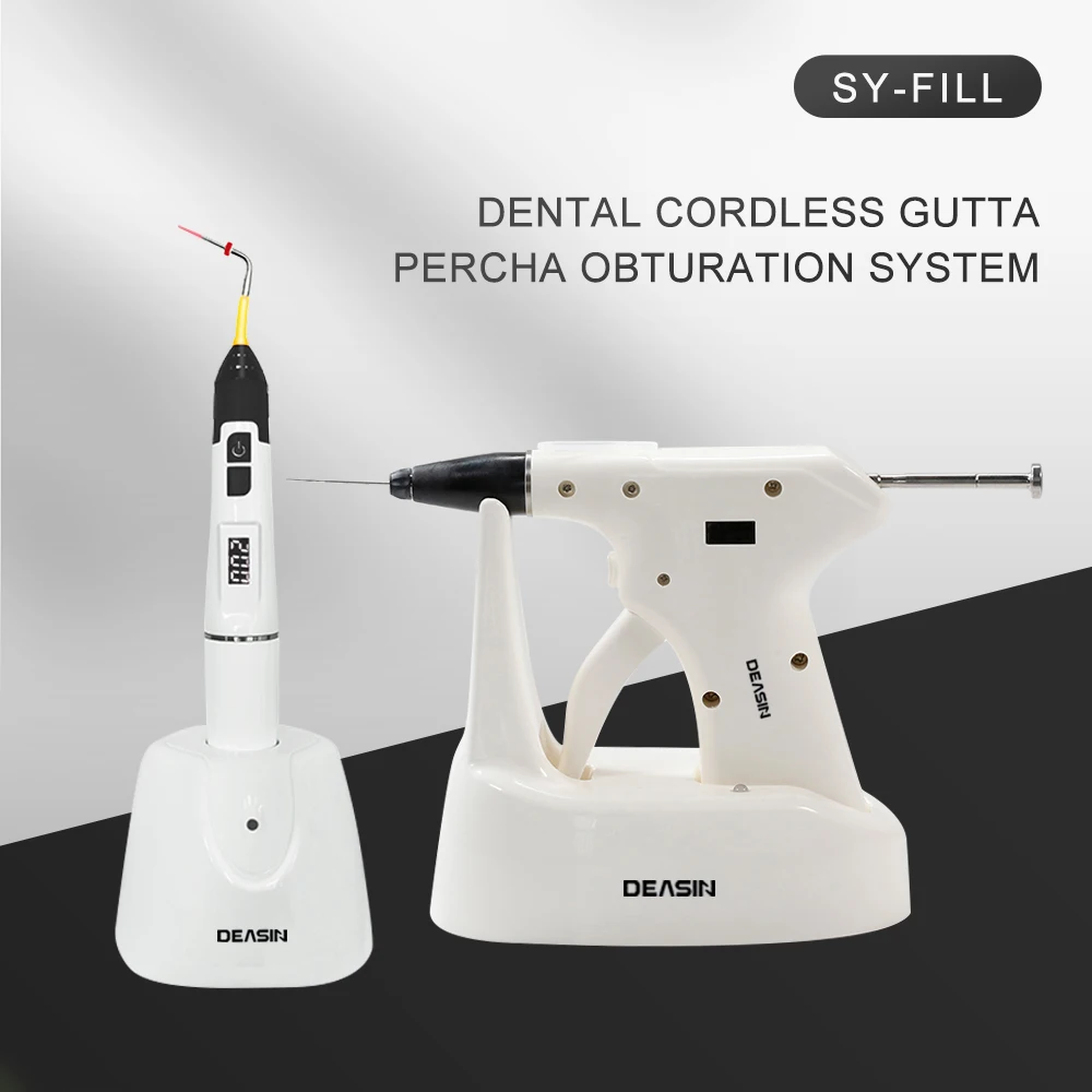 Dental 2 In1 Endo Obturation System Hot Melt Filling Gun/Pen with Heating Tip Odontologia Gutta Percha Gun Endodontic Obturation
